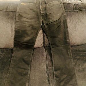 DIESEL Black Straight Leg Jeans